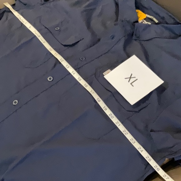 CARHARTT FORCE® RELAXED FIT LIGHTWEIGHT SHORT-SLEEVE SHIRT navy - Picture 5 of 7